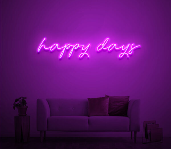happy days neon sign