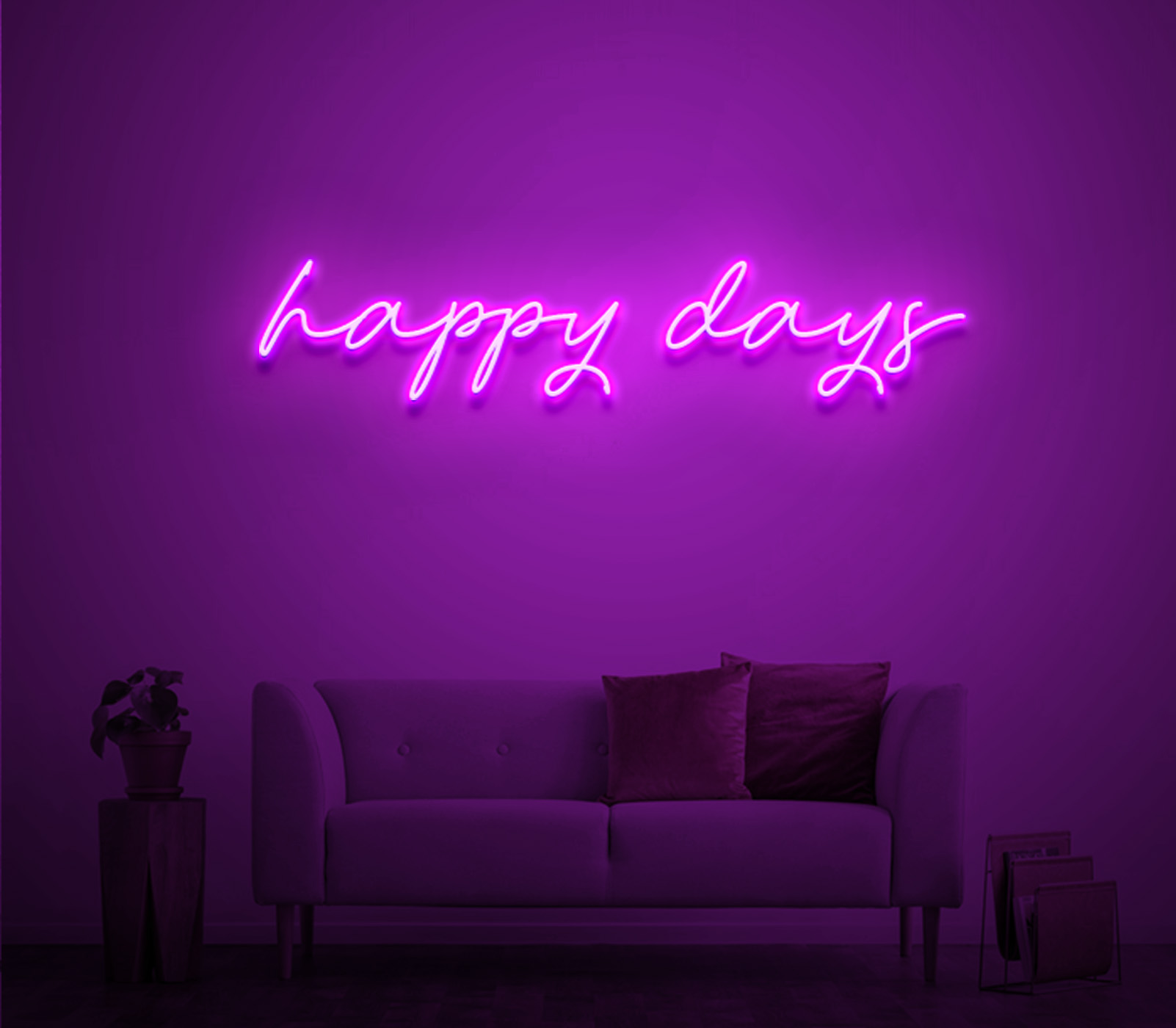 happy days neon sign