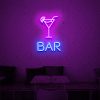 cocktails and bar neon sign
